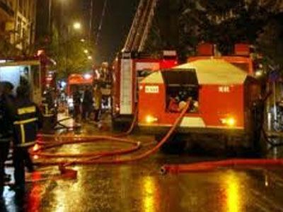 Φωτιά σε εκλογικό περίπτερο της Ν.Δ.